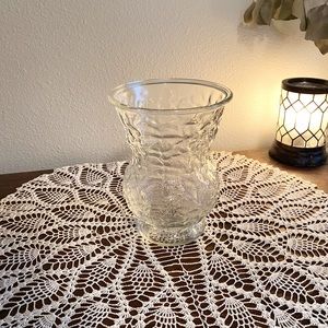 Vintage EO Brody Co Clear Glass Vase
